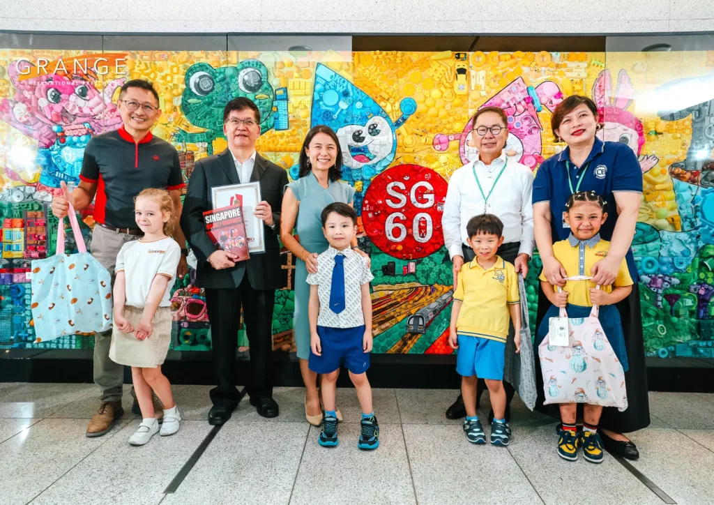 Dignitaries at the Mural Unveiling